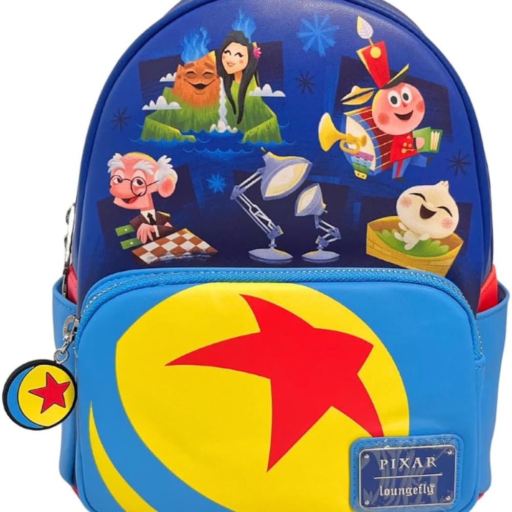 Loungefly Blue and Red Pixar Character Bag